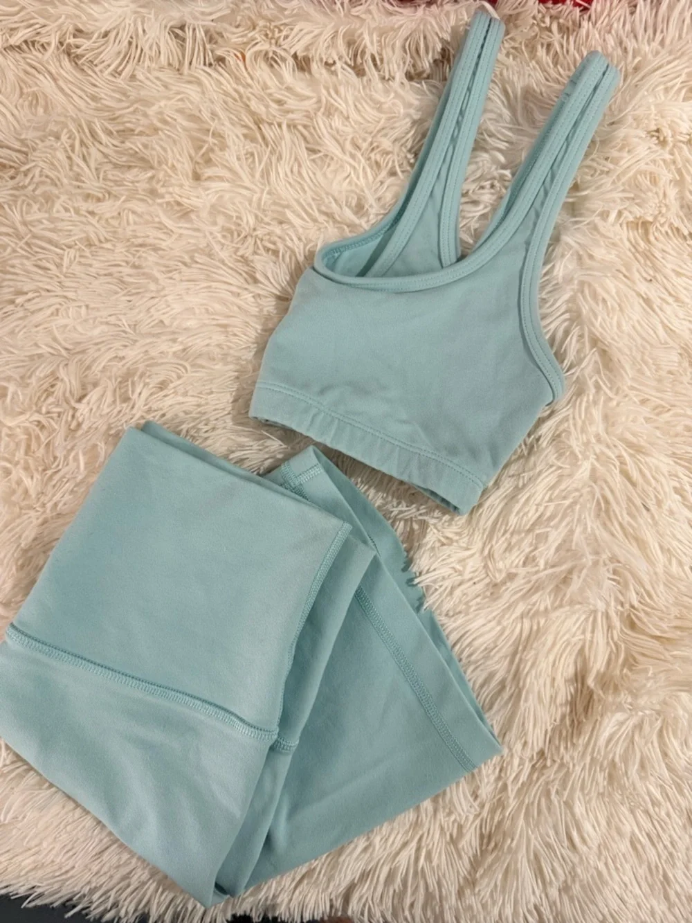 Aritzia TnAction biker shorts and bra set - Picture 2 of 8